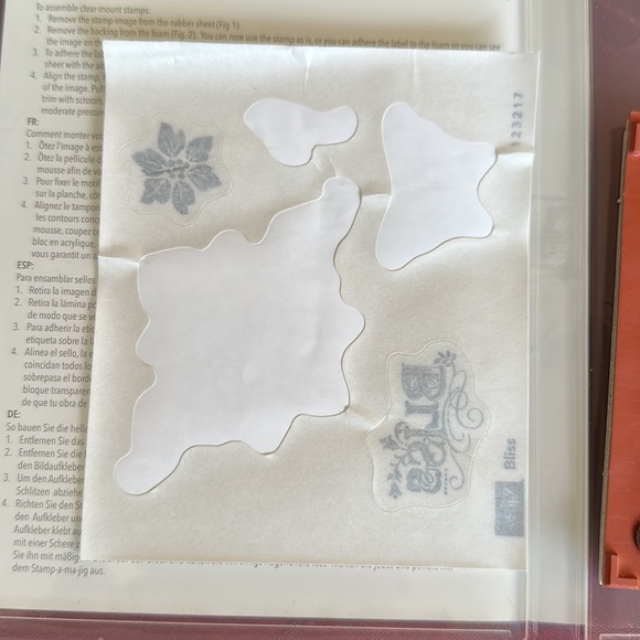 Stampin’ Up! RETIRED Saleabration Bliss Stamp Set EUC - Picture 3 of 3